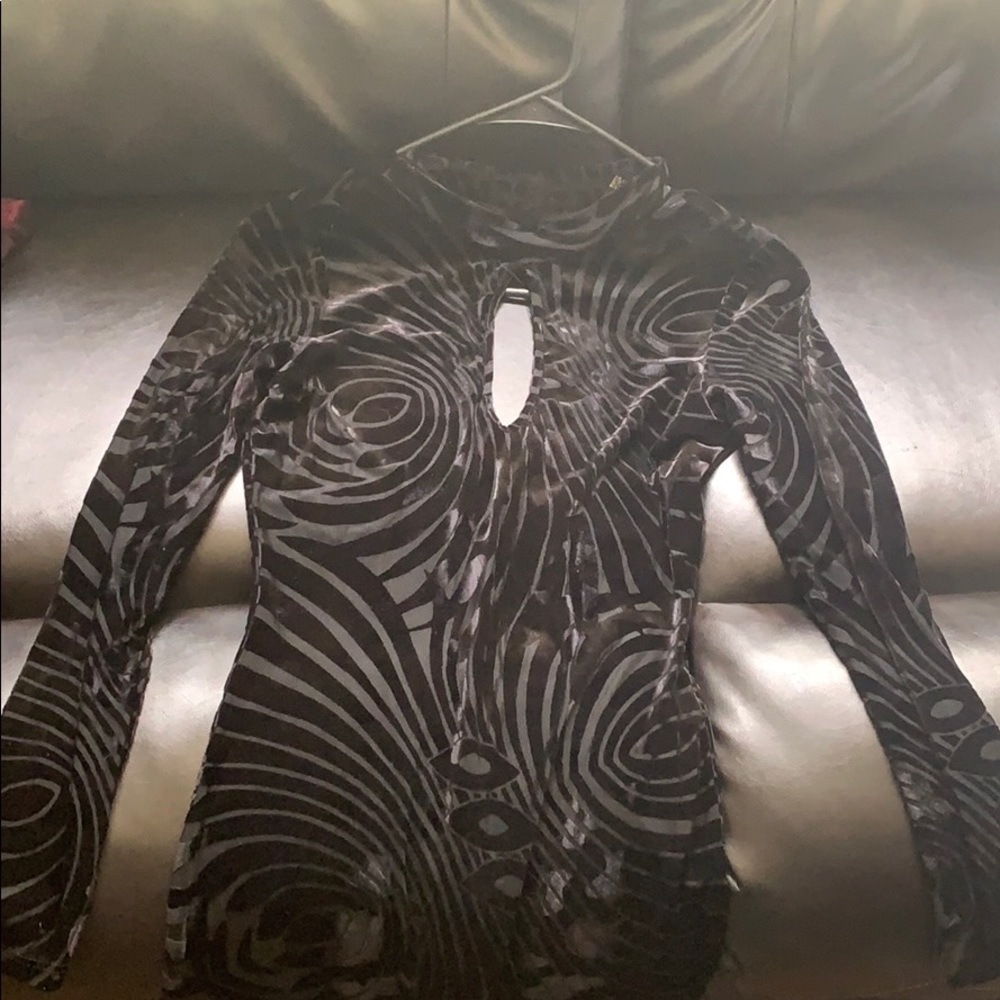 Satin Black Dress